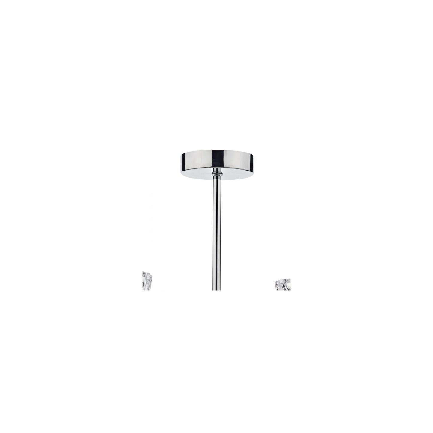 Vito 5-Light Chandelier with Glass Shade&Polished Chrome