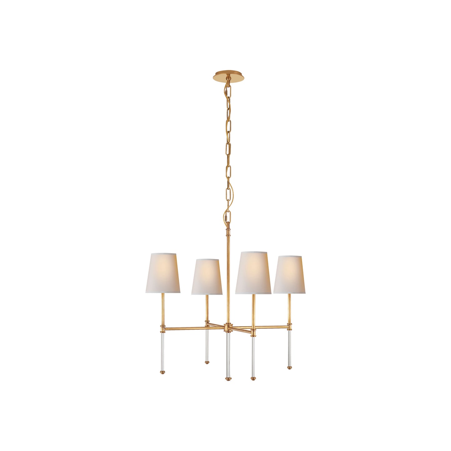 Camille Small Four-Light Chandelier