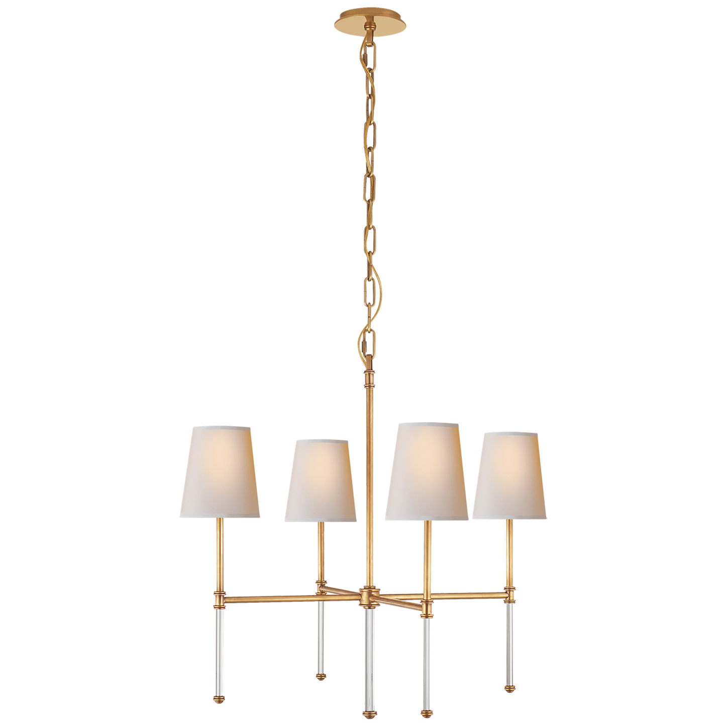 Camille Small Four-Light Chandelier
