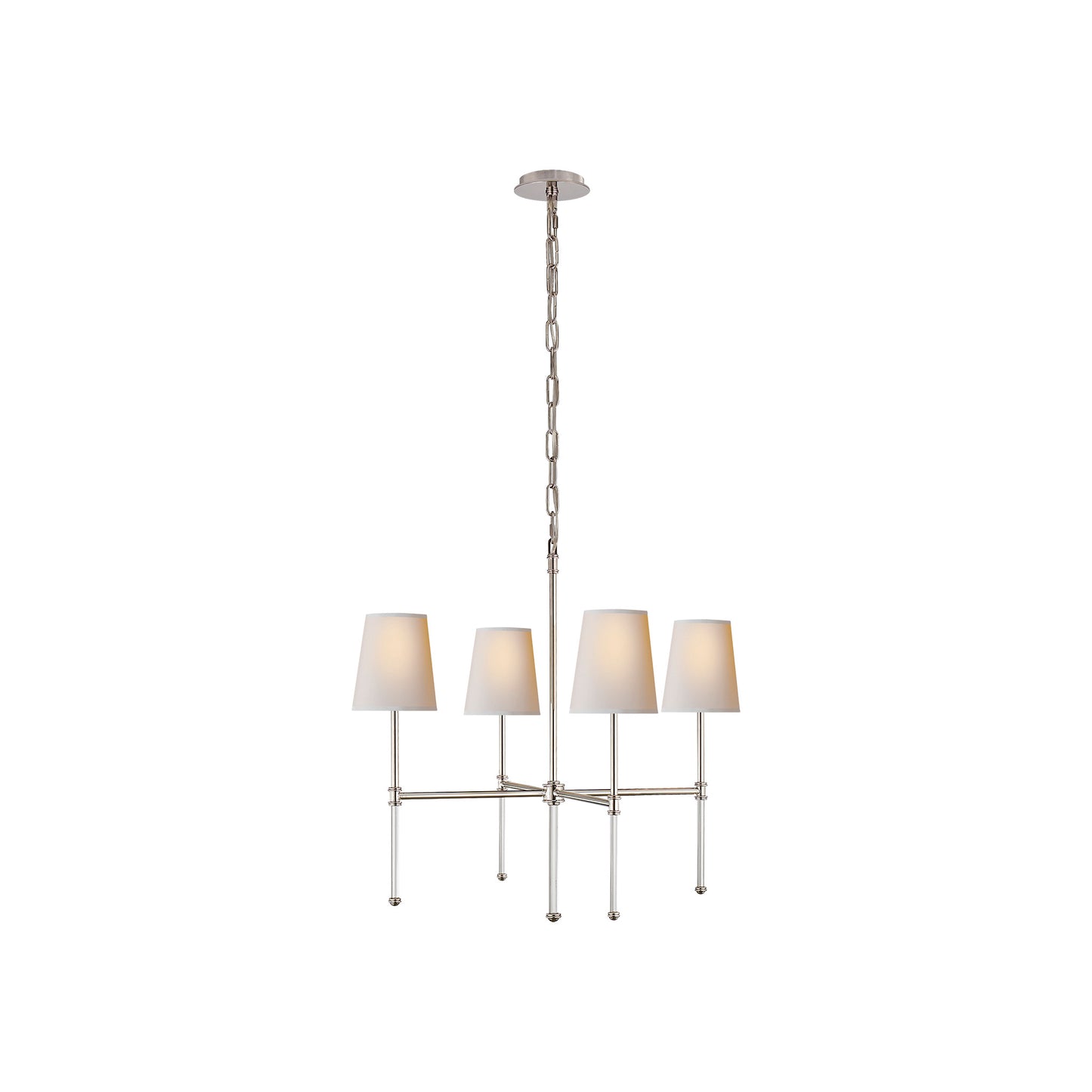 Camille Small Four-Light Chandelier