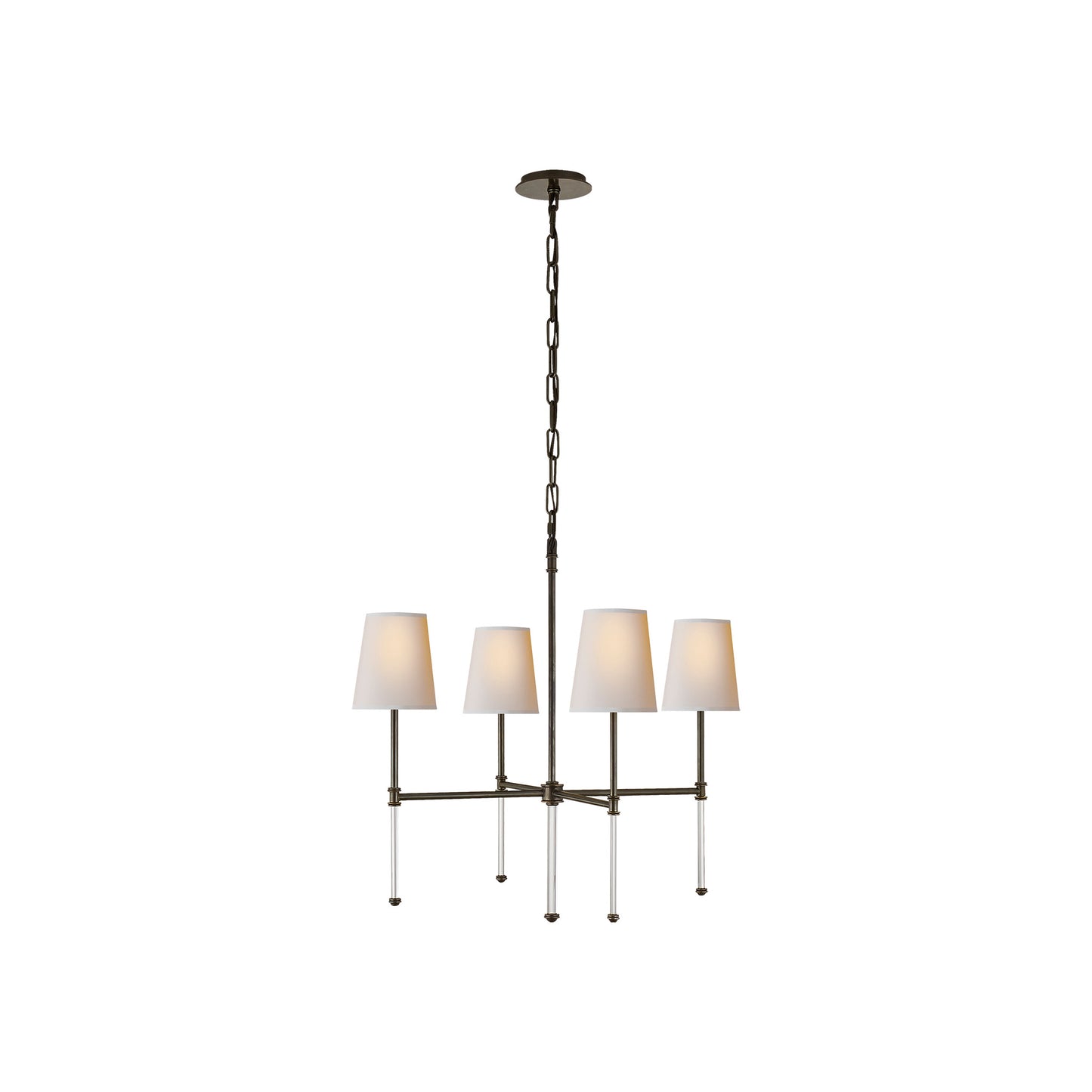 Camille Small Four-Light Chandelier