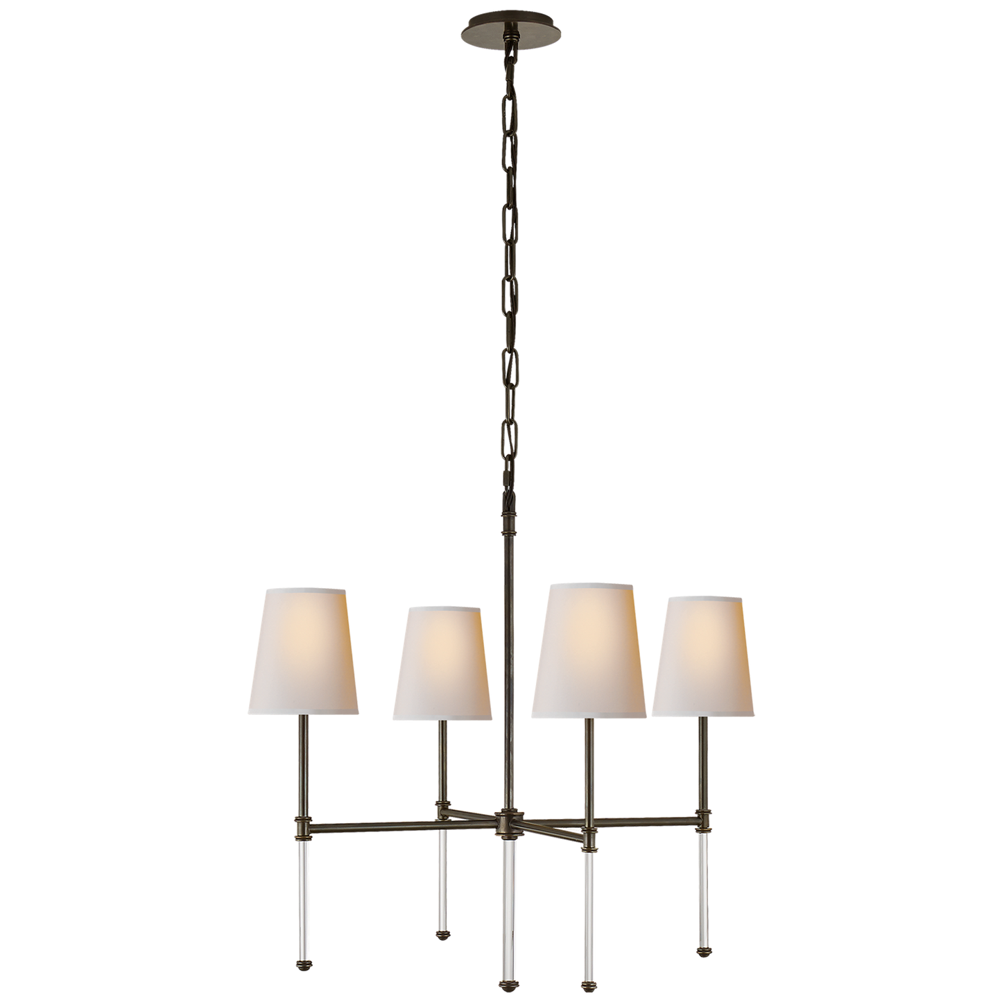 Camille Small Four-Light Chandelier