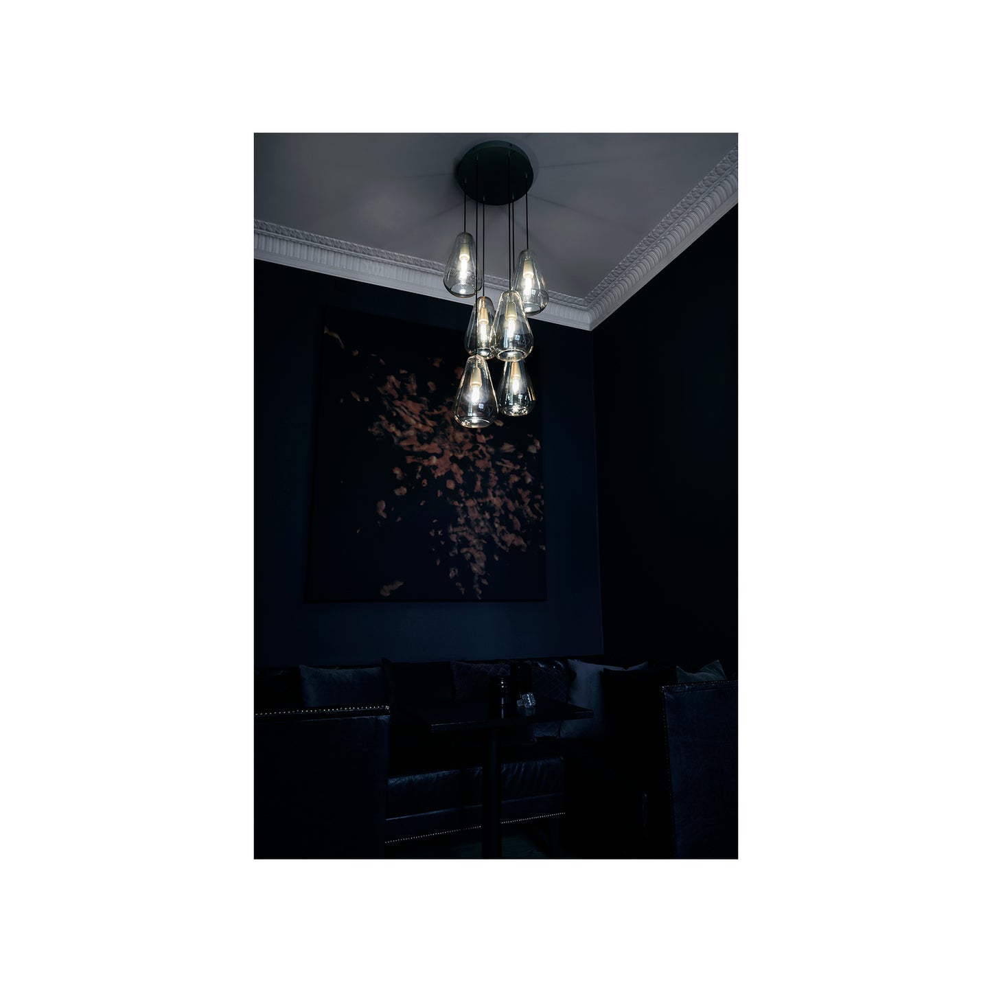 Anoli 6 Six-Light Nordic Gold Pendant