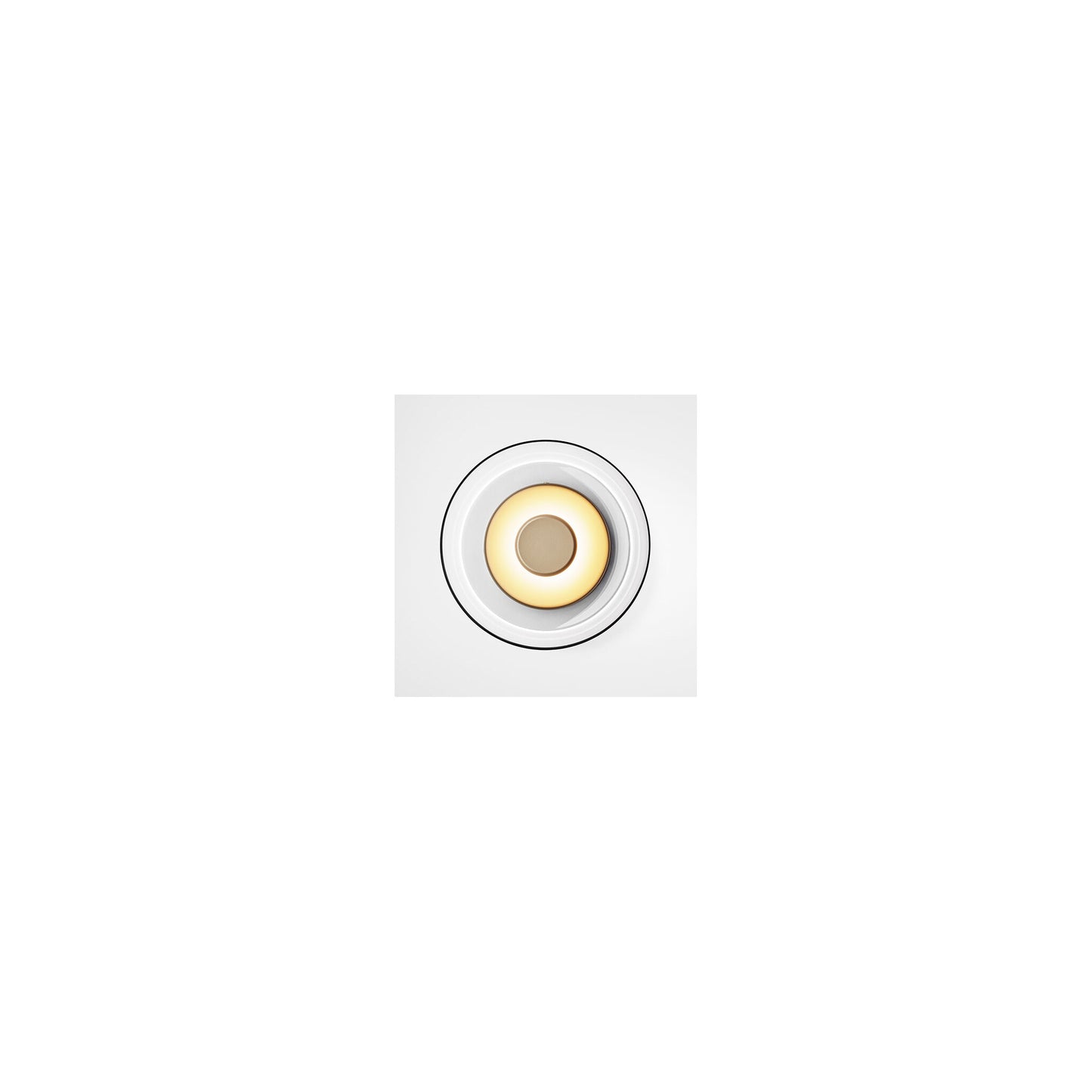 Blossi LED Ceiling or Wall Light with Nordic Gold Metal