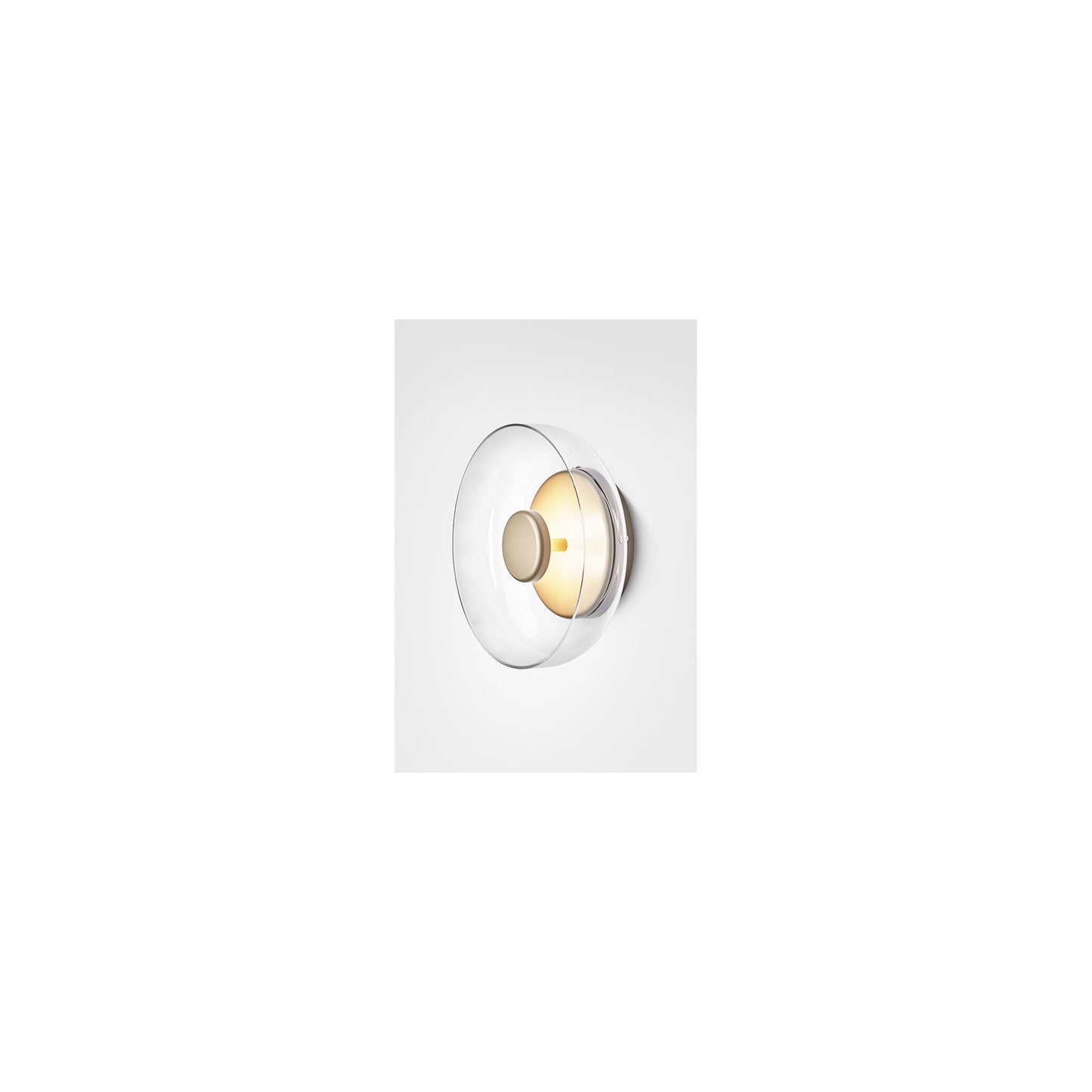 Blossi LED Ceiling or Wall Light with Nordic Gold Metal