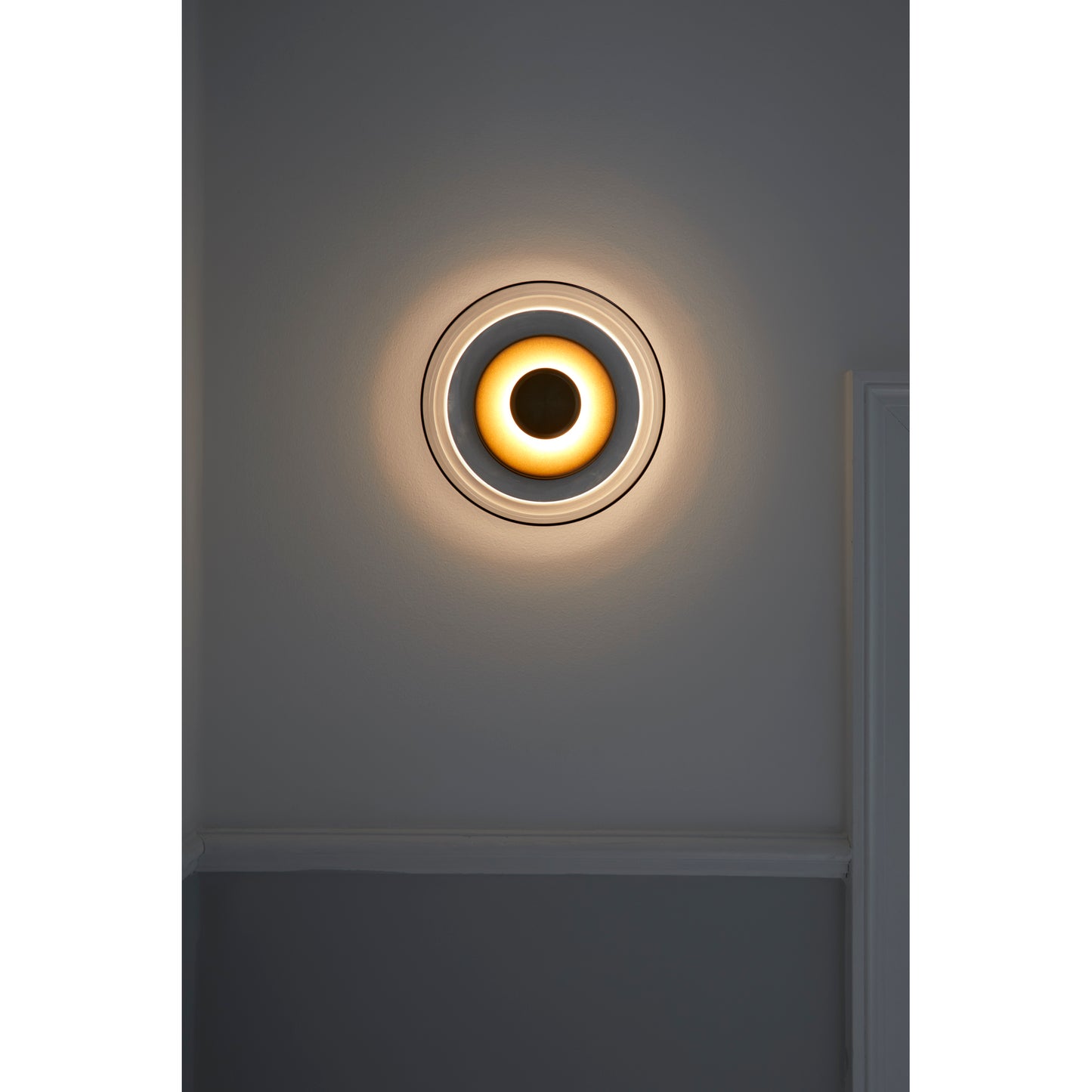 Blossi LED Ceiling or Wall Light with Nordic Gold Metal