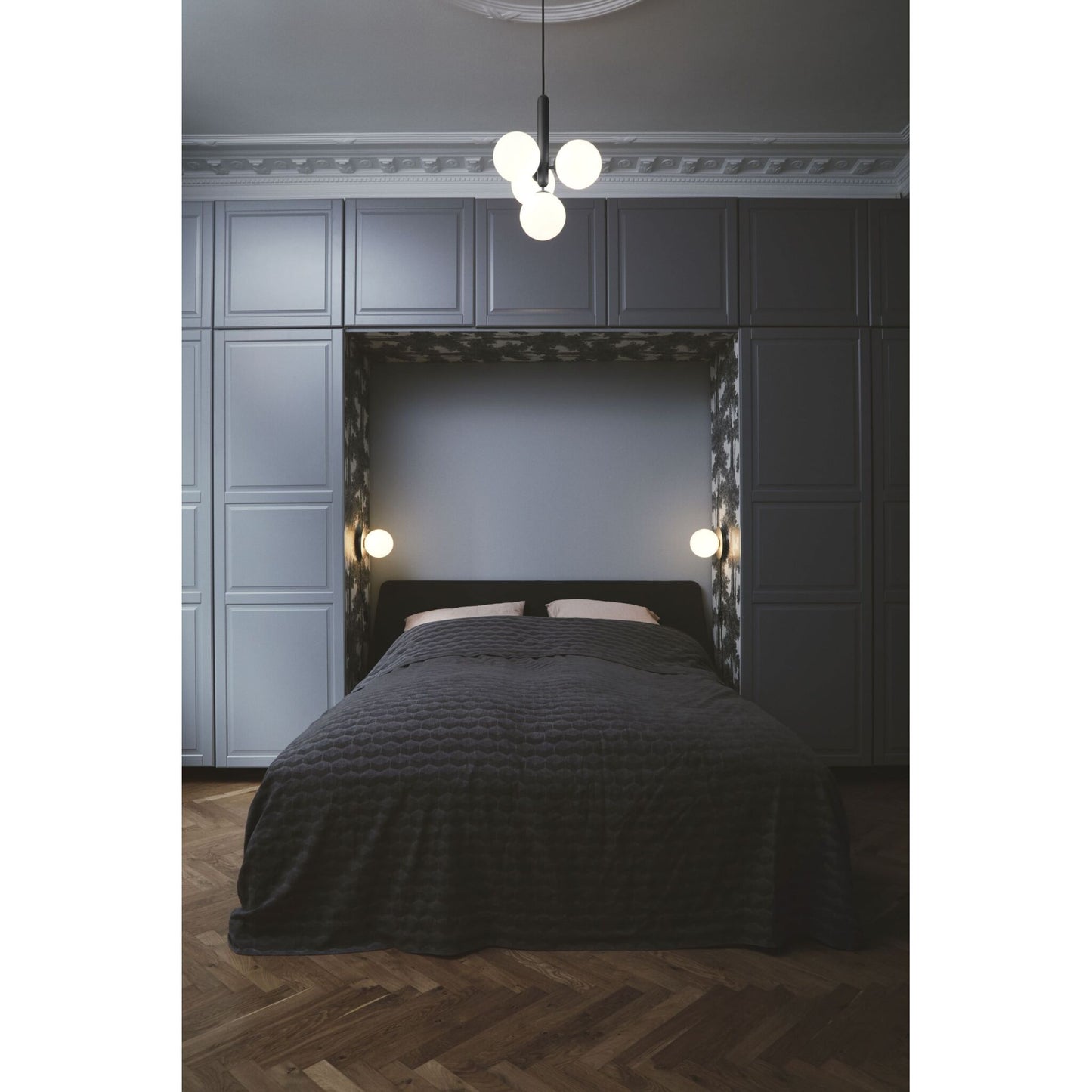 Miira 4 Four-Light Rock Grey Pendant