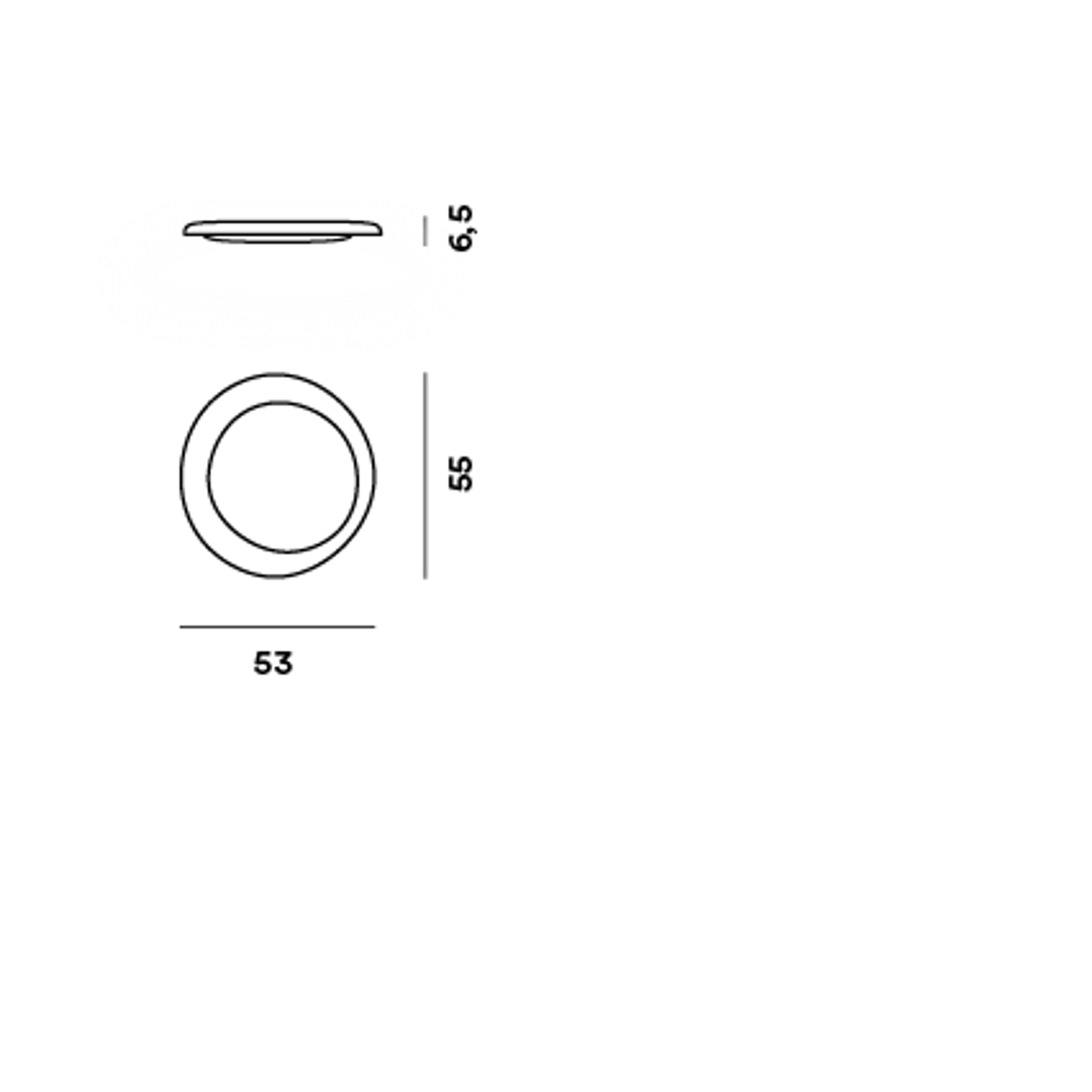 Bahia Mini LED Ceiling or Wall Light with Elemental Scenic Effect