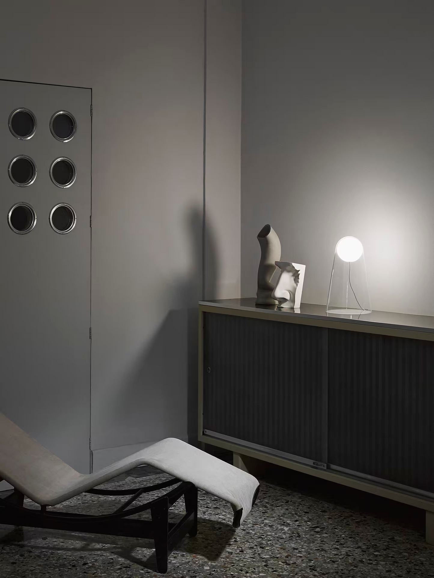 Satellight Blown Glass LED Table Lamp