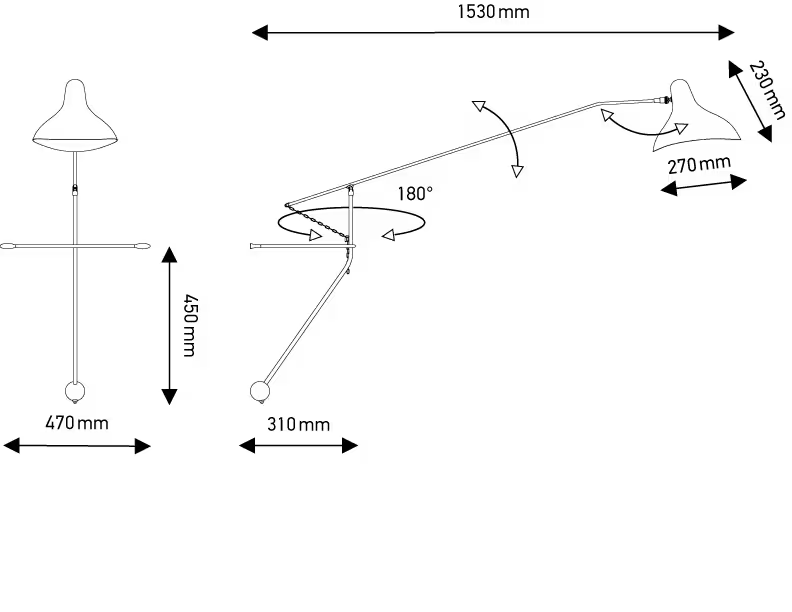 Mantis BS2 Wall Light