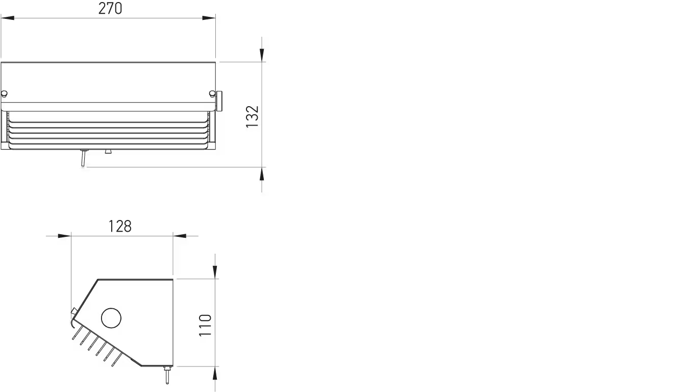 Biny Box 3 Switch LED Wall Light