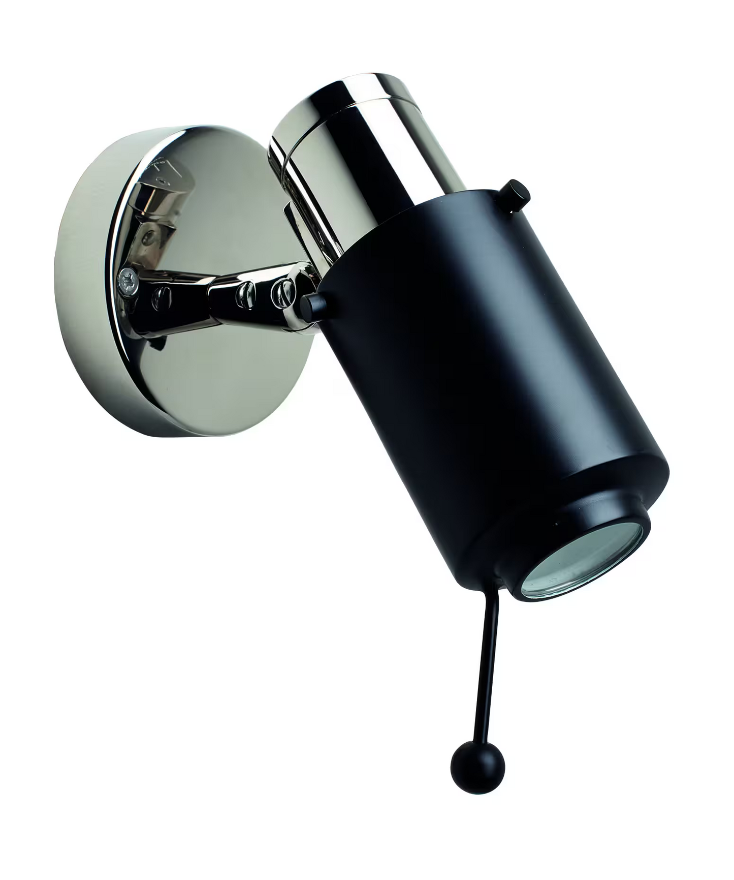 Biny Spot Polished Nickel Body LED Wall Light Without Switch