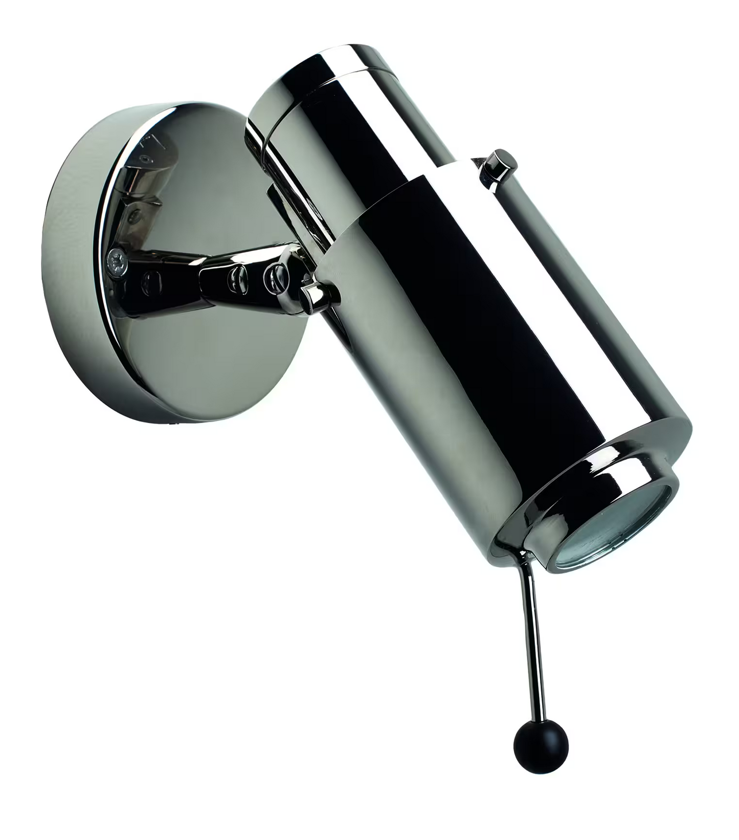 Biny Spot Polished Nickel Body LED Wall Light Without Switch