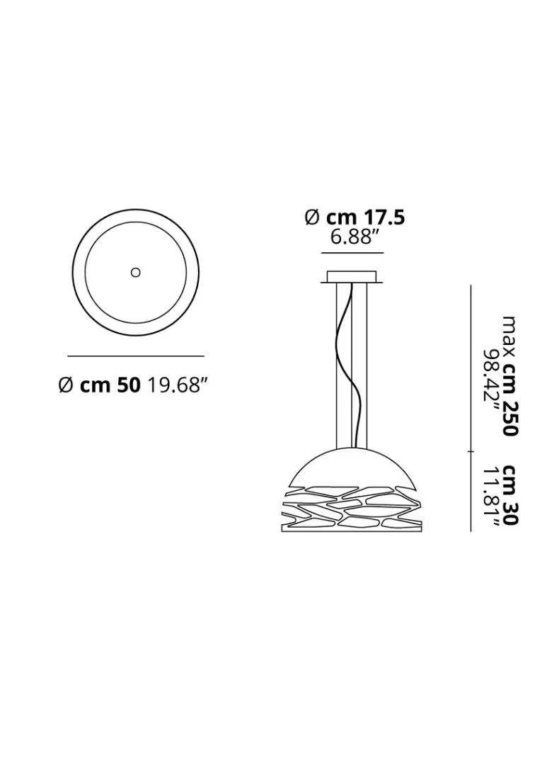 Kelly Dome 50 Small Pendant
