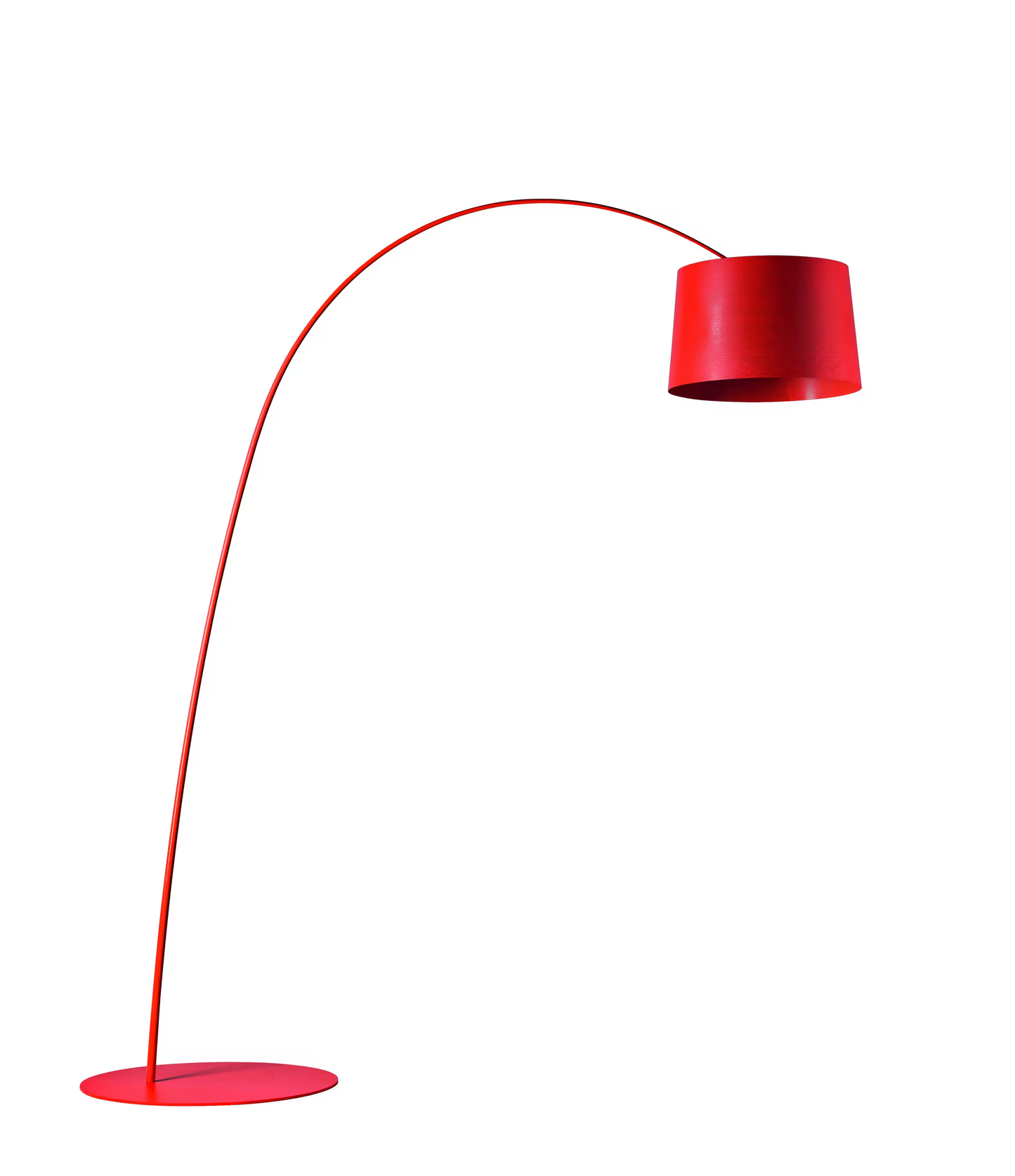 Twiggy Arched Line Floor Lamp with Coated Metal & Aluminium
