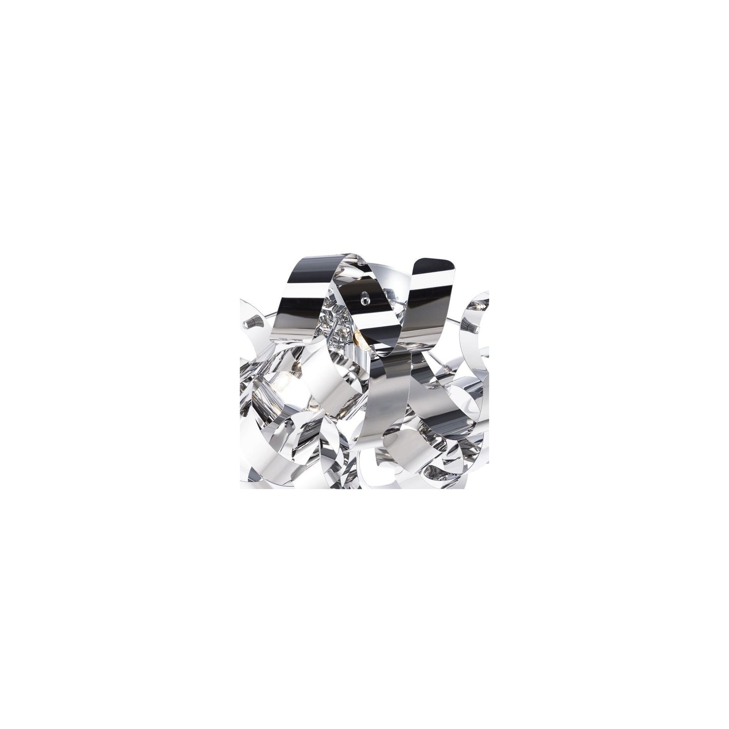 Rawley 4-Light Flush Mount with Twirling Ribbon