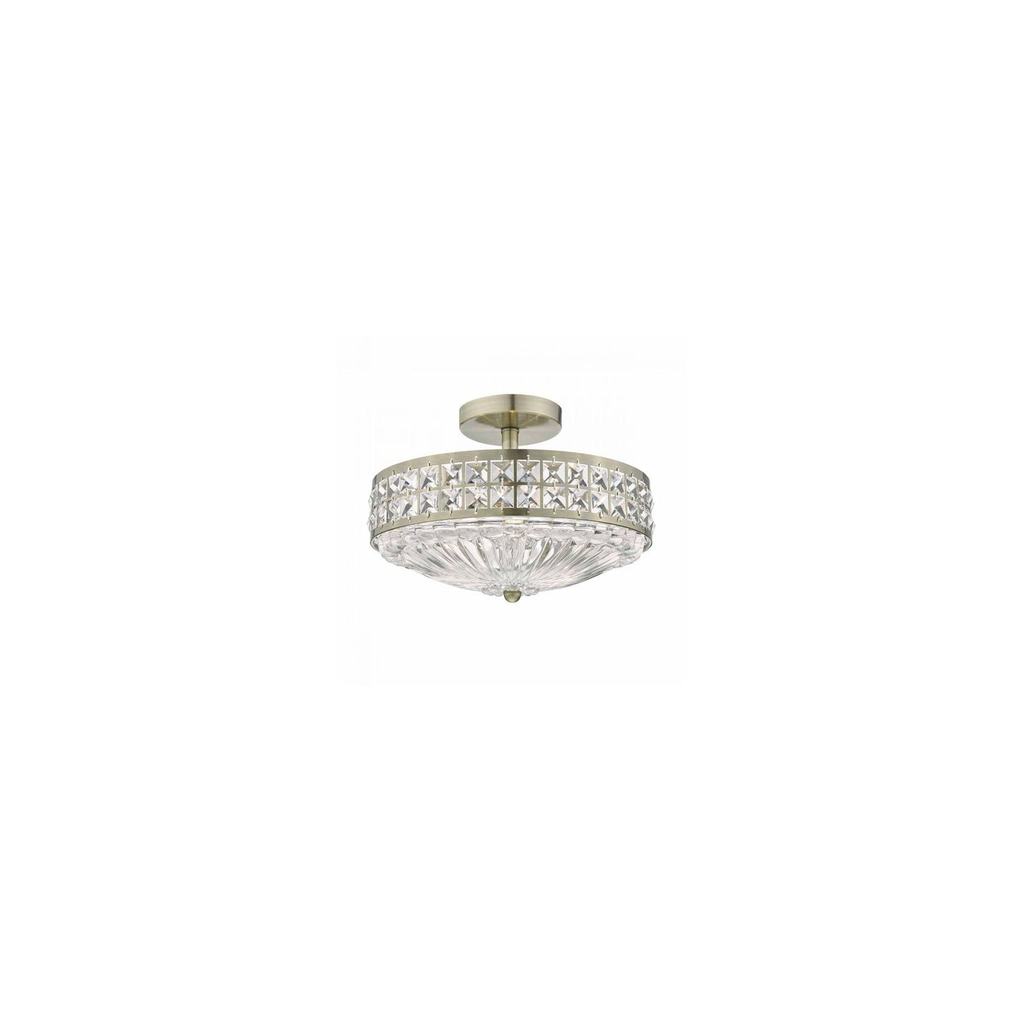 Olona 3-Light Semi Flush Mount