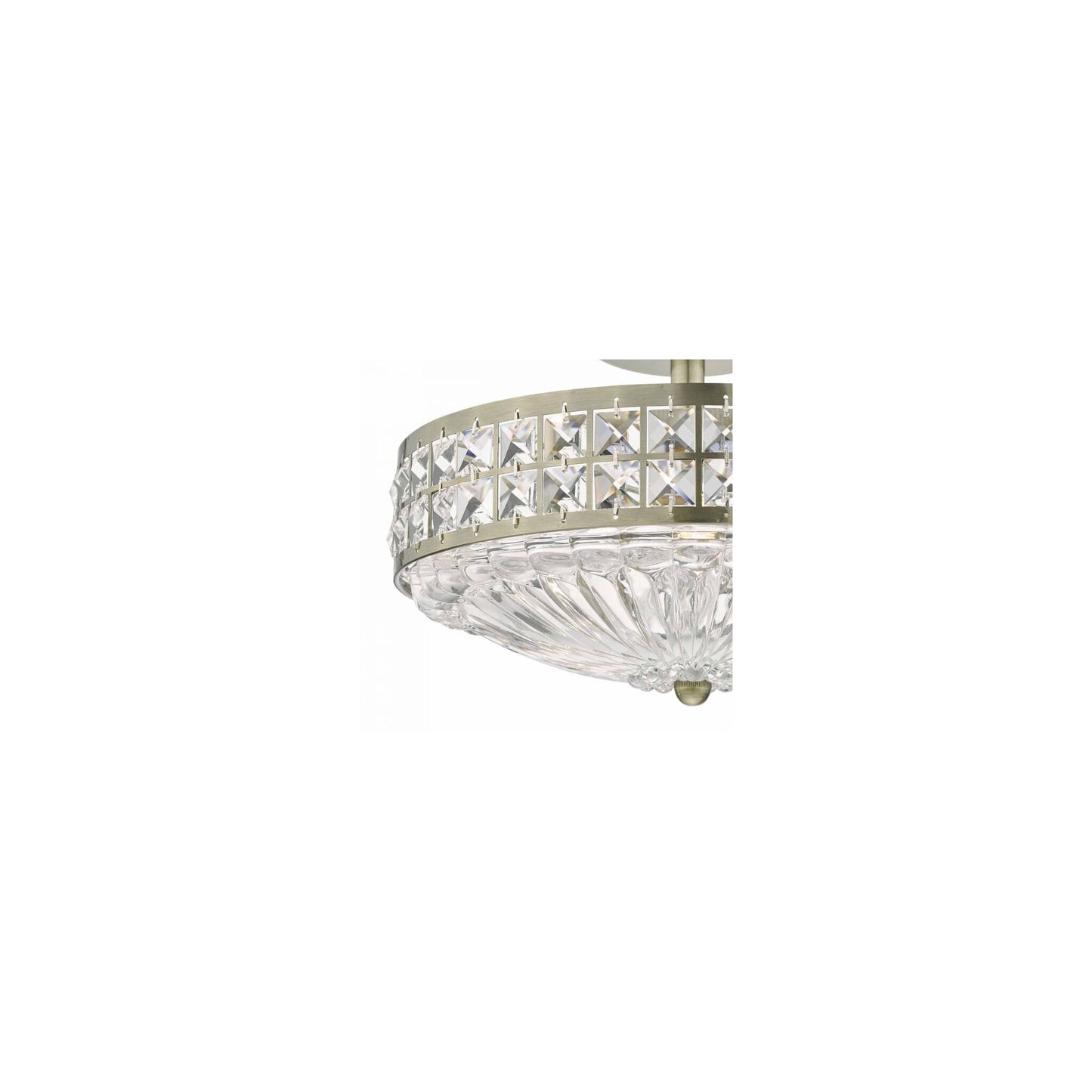 Olona 3-Light Semi Flush Mount