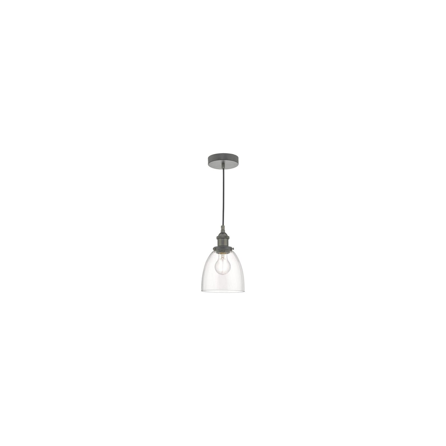 Arvin 1-Light Pendant in Antique Chrome