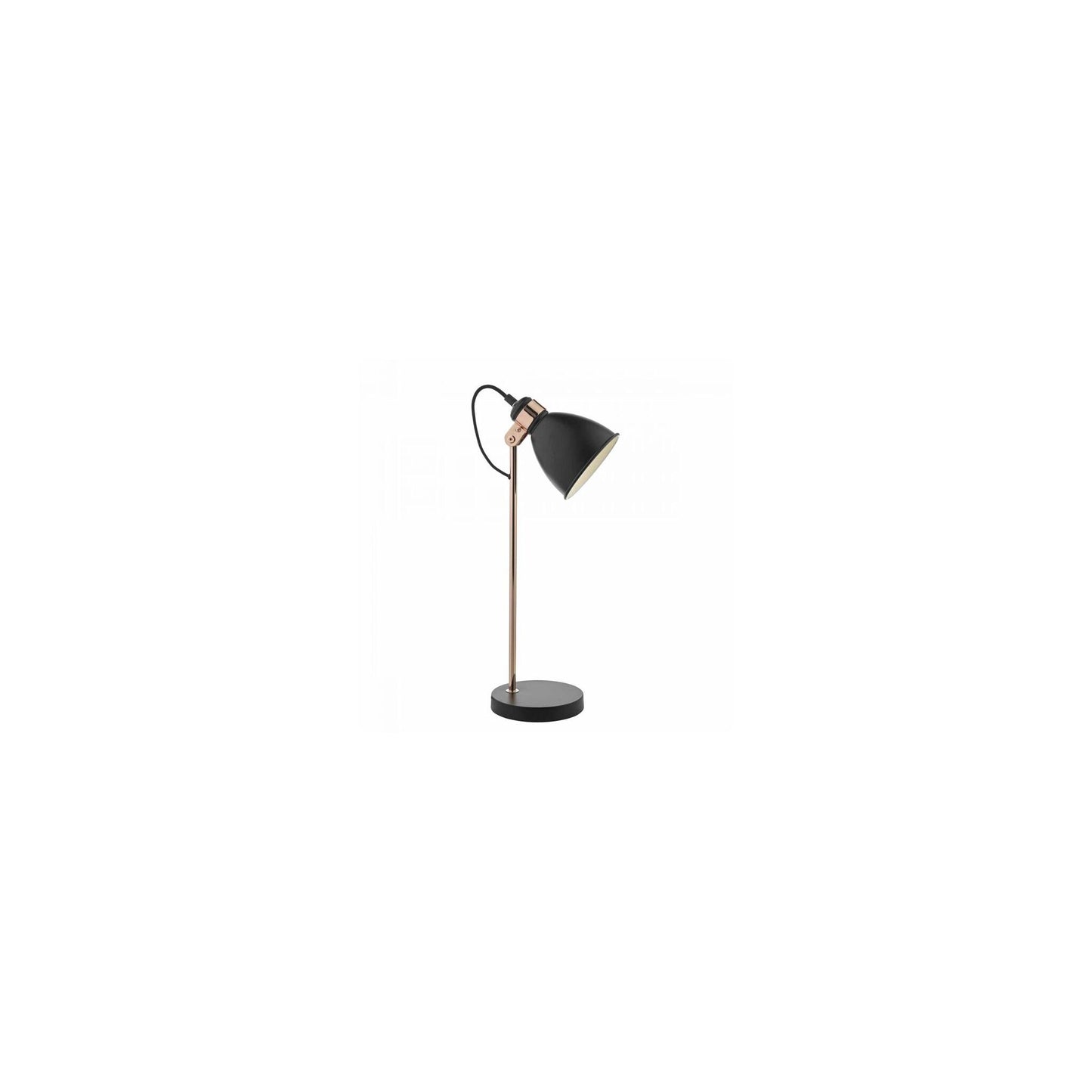 Frederick Gloss Table Lamp with Metal Work