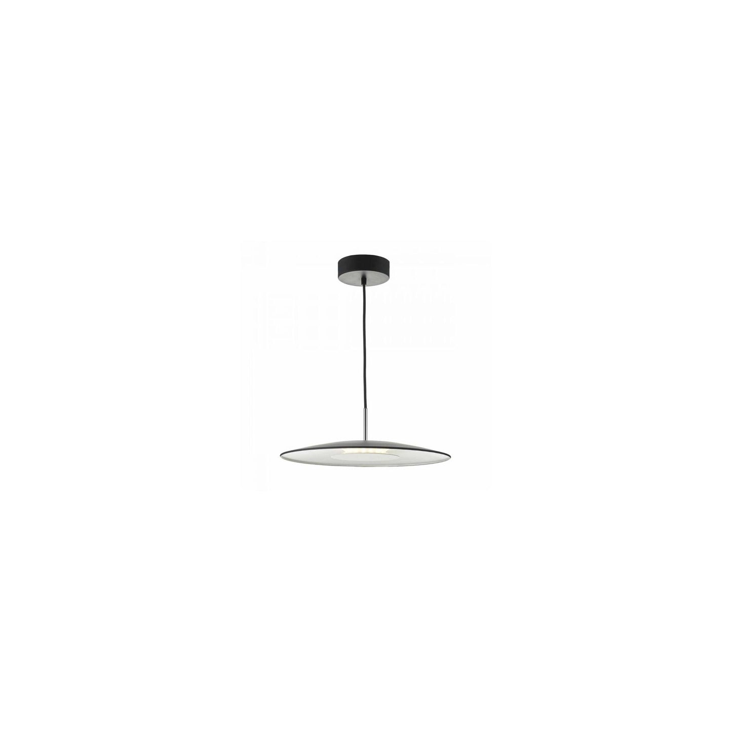 Enoch Single LED Pendant with Stainless Steel Detailing