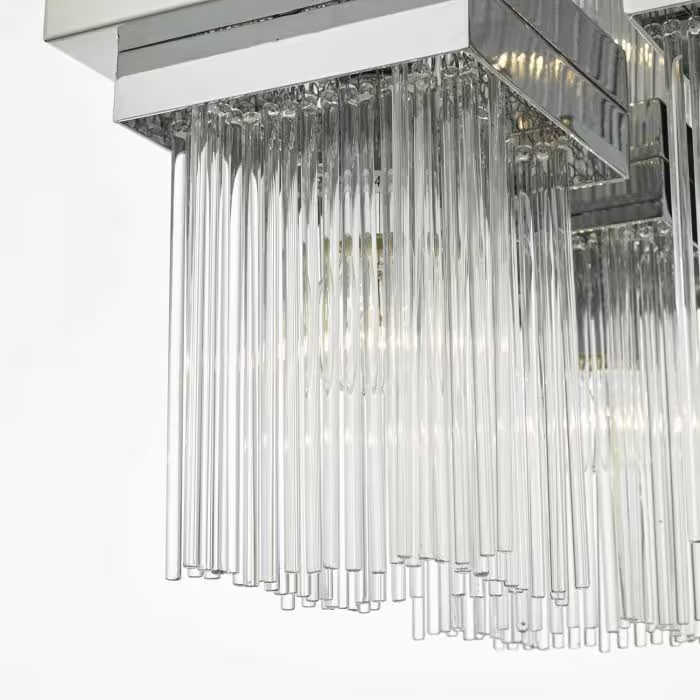 Odette 4-Light Flush Polished Chrome