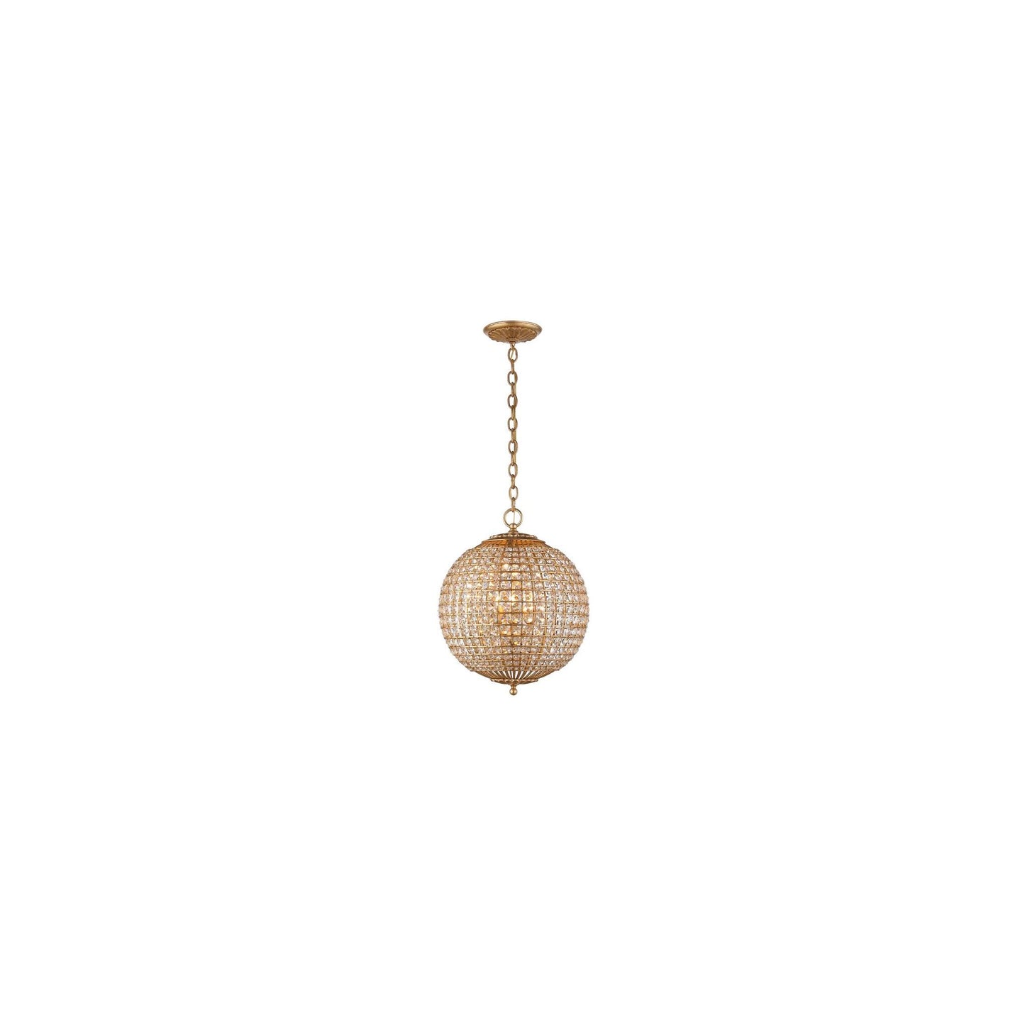 Renwick Sphere Pendant with Crystal