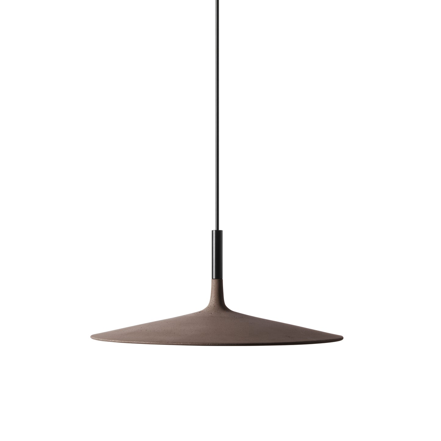 Aplomb Large LED Pendant with Concrete, Aluminium & Polycarbonate