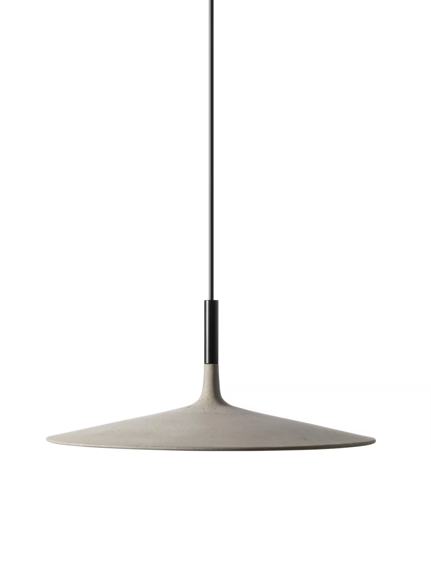 Aplomb Large Texture Pendant Dimmable with Concrete, Aluminium & Polycarbonate