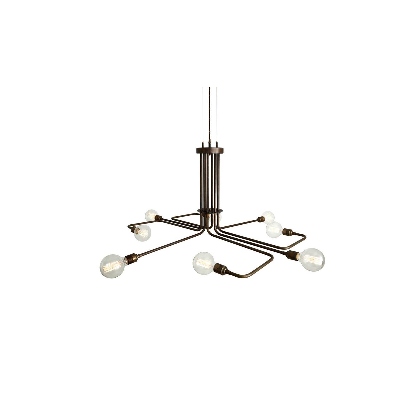 Amman 8-Light Chandelier Brass