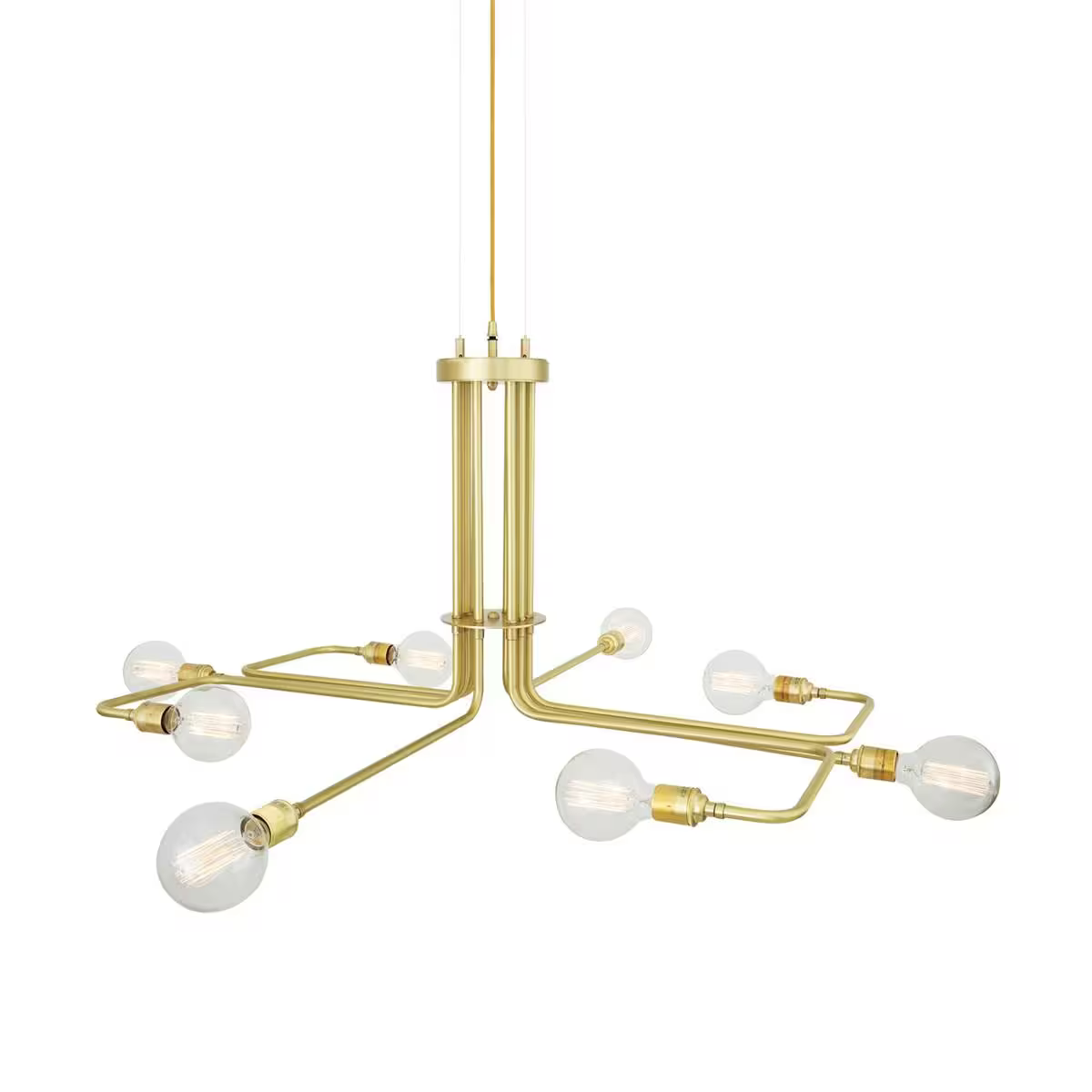 Amman 8-Light Chandelier Brass
