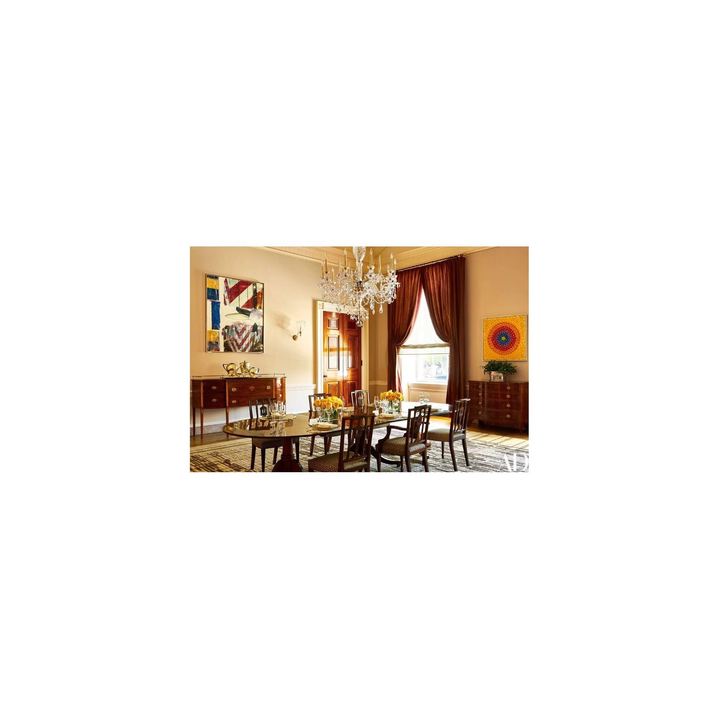 MFO-9 Twenty-Light Chandelier with Crystal Leads