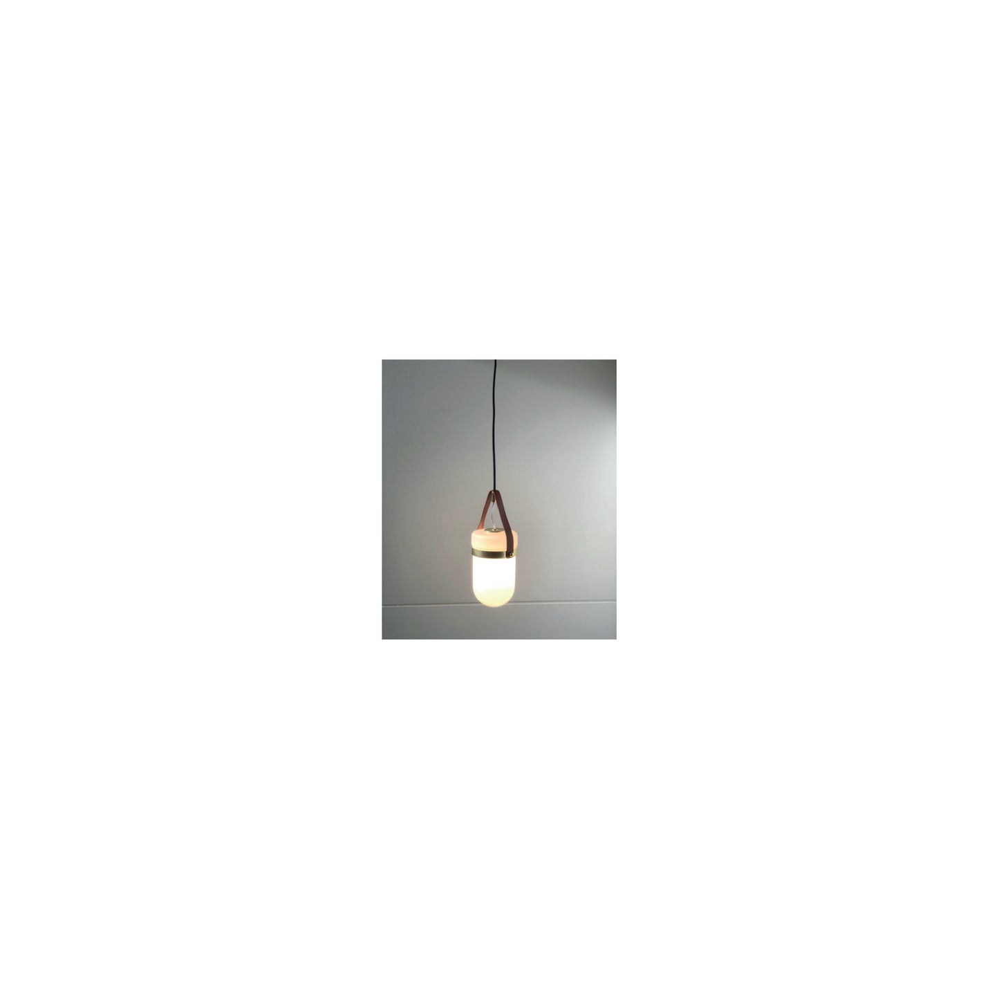 Almon Opal Glass Pendant