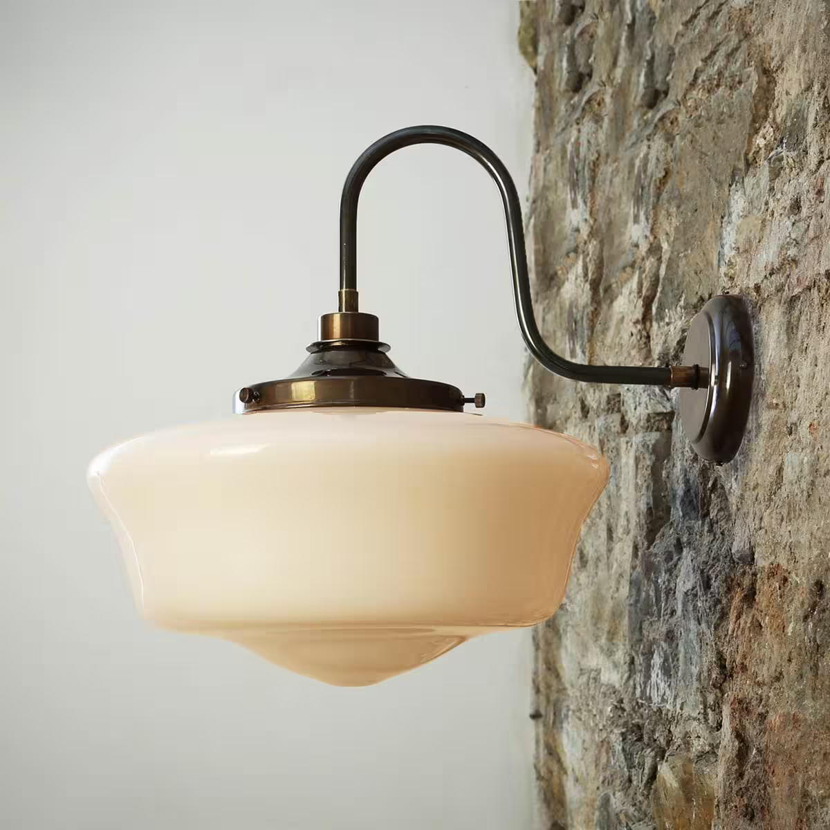 Anath Schoolhouse Swan Neck Wall Light