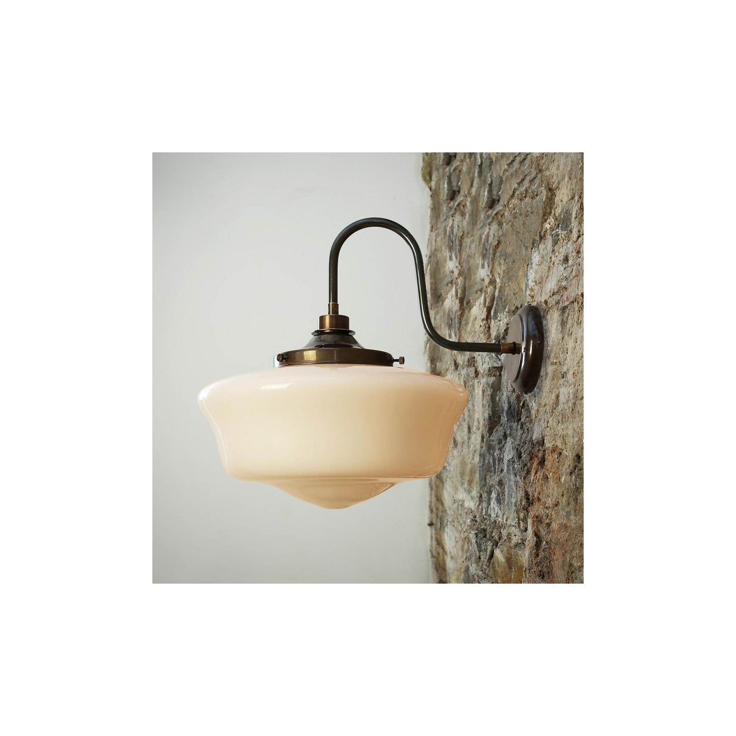 Anath Schoolhouse Swan Neck Wall Light IP44