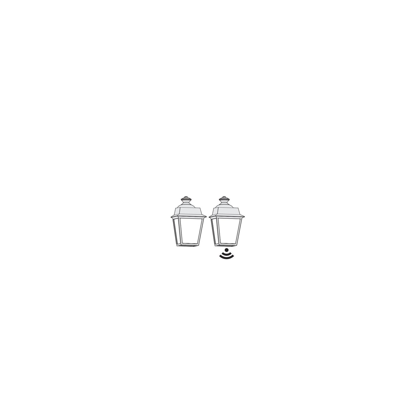 Place des Vosges 1 Evolution Model 2 Opal Glass LED Wall Wall Light