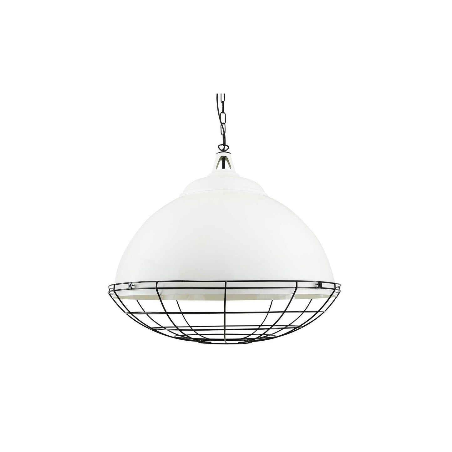 Brussels Single Pendant with Powder Coated Cage