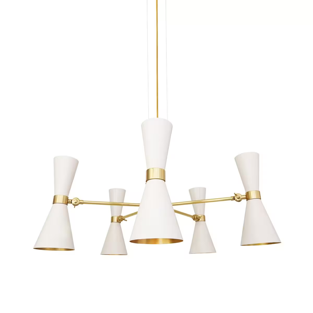 Cairo 5-Arm Mid-Century Chandelier