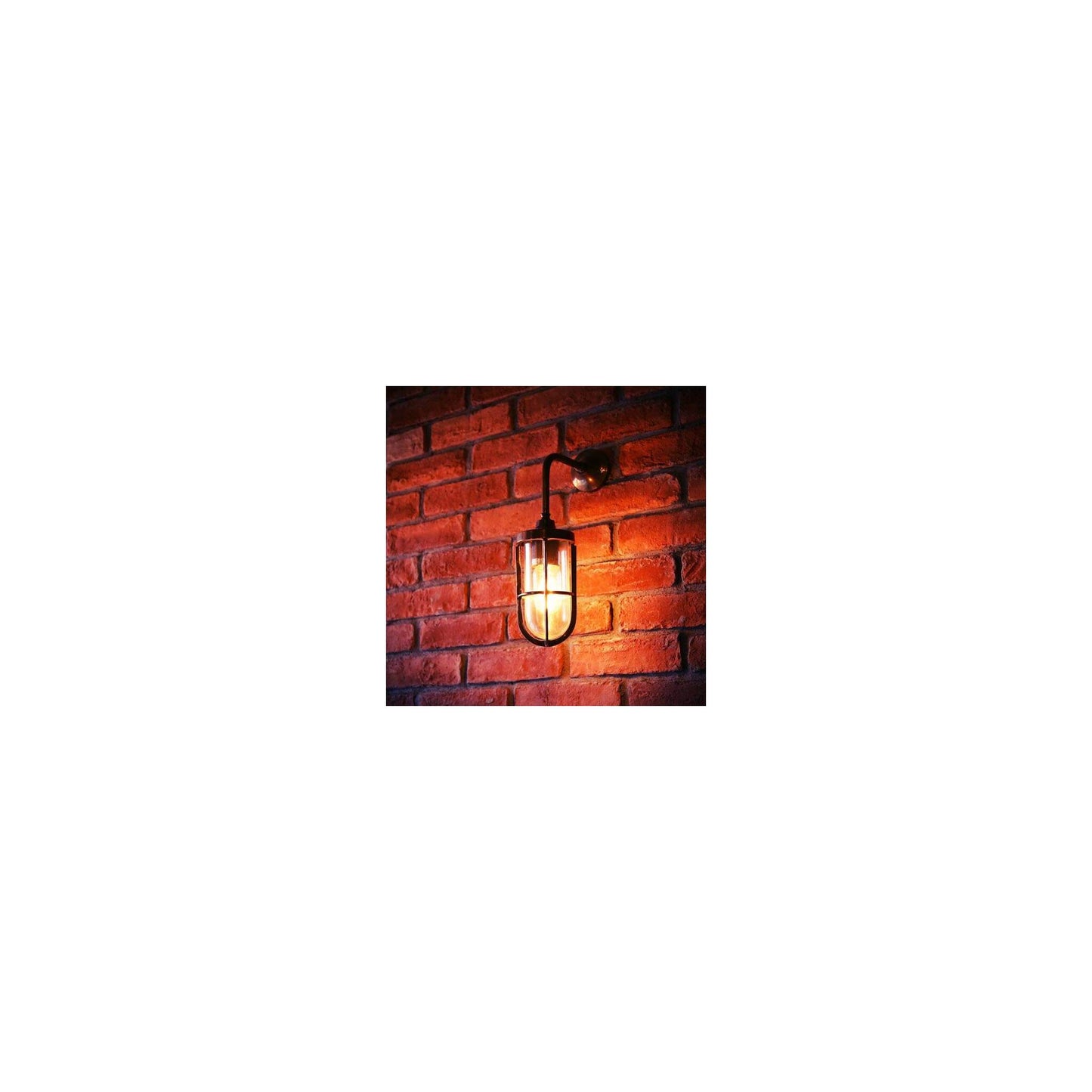 Carac Industrial Well Glass Wall Light IP65