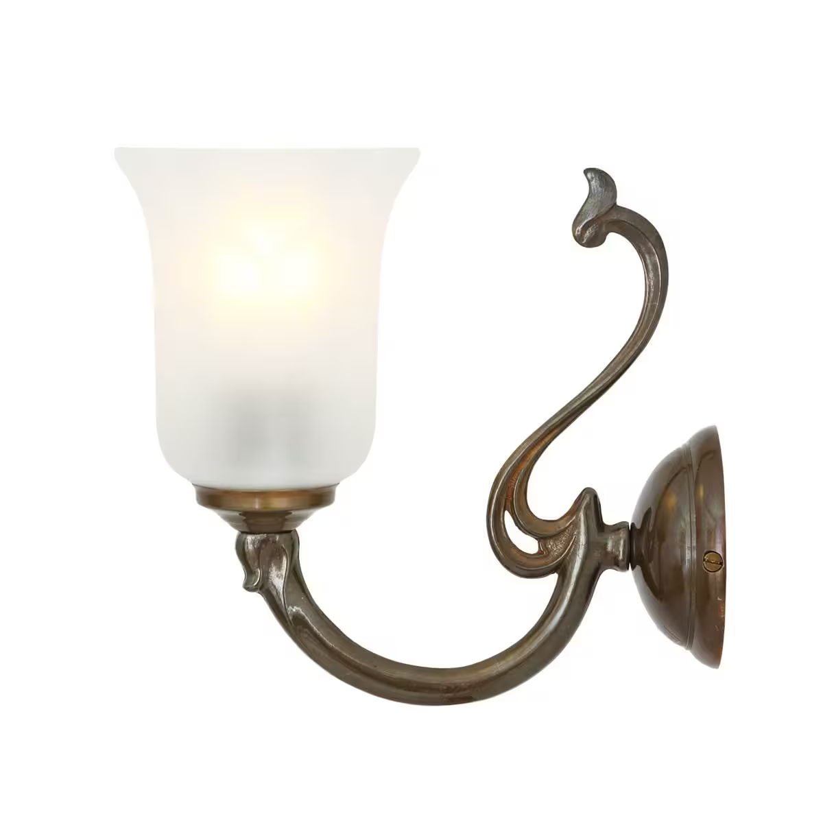 Brisbane Single Curved Arm Wall Light