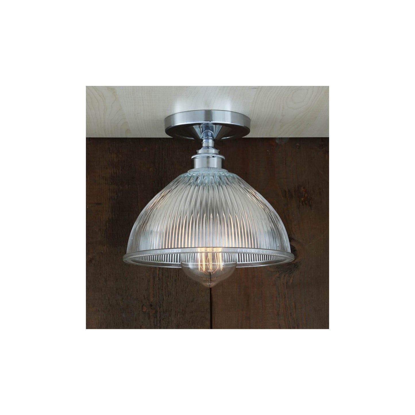 Erbil Prismatic Flush Ceiling Fitting
