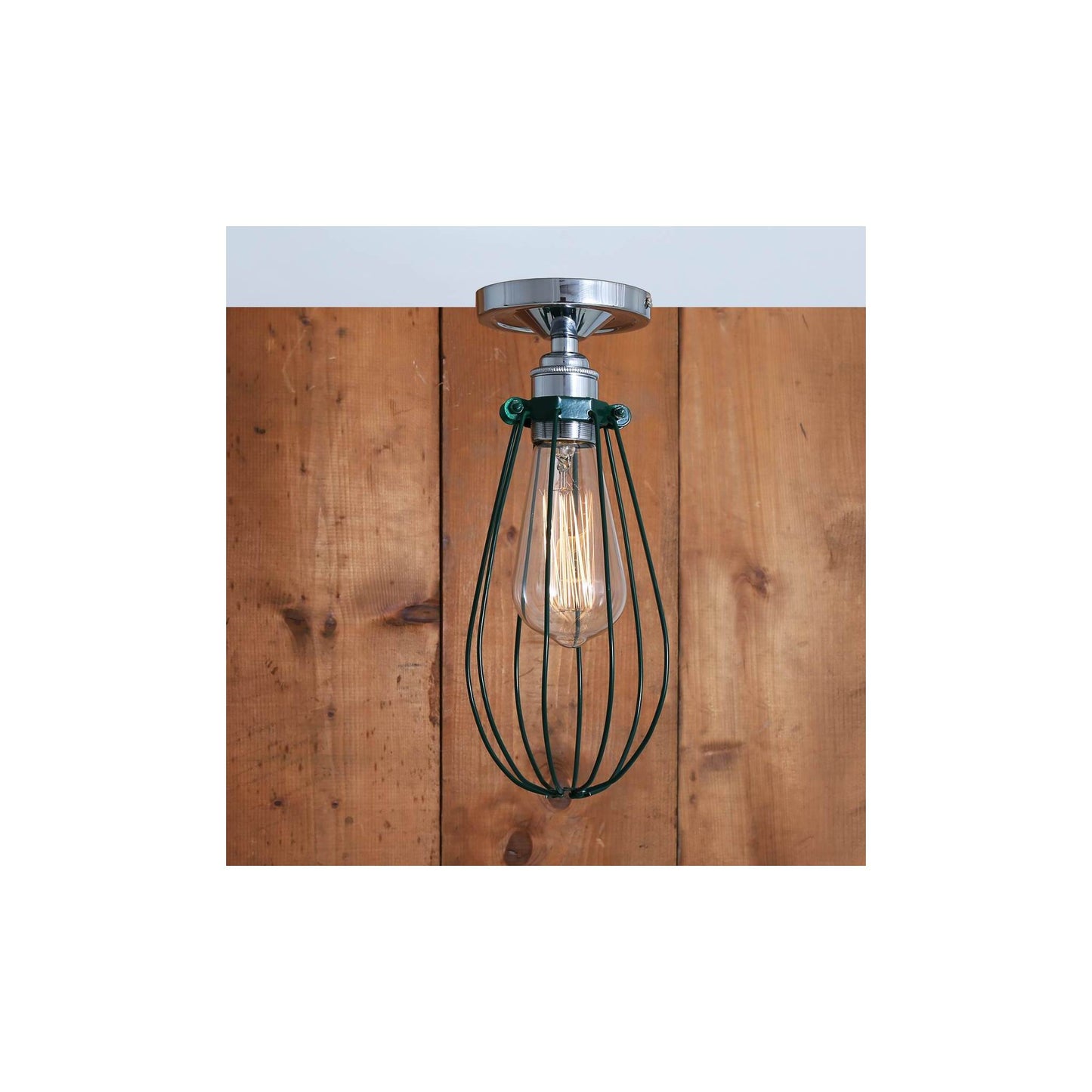 Vox Industrial Cage Ceiling Light
