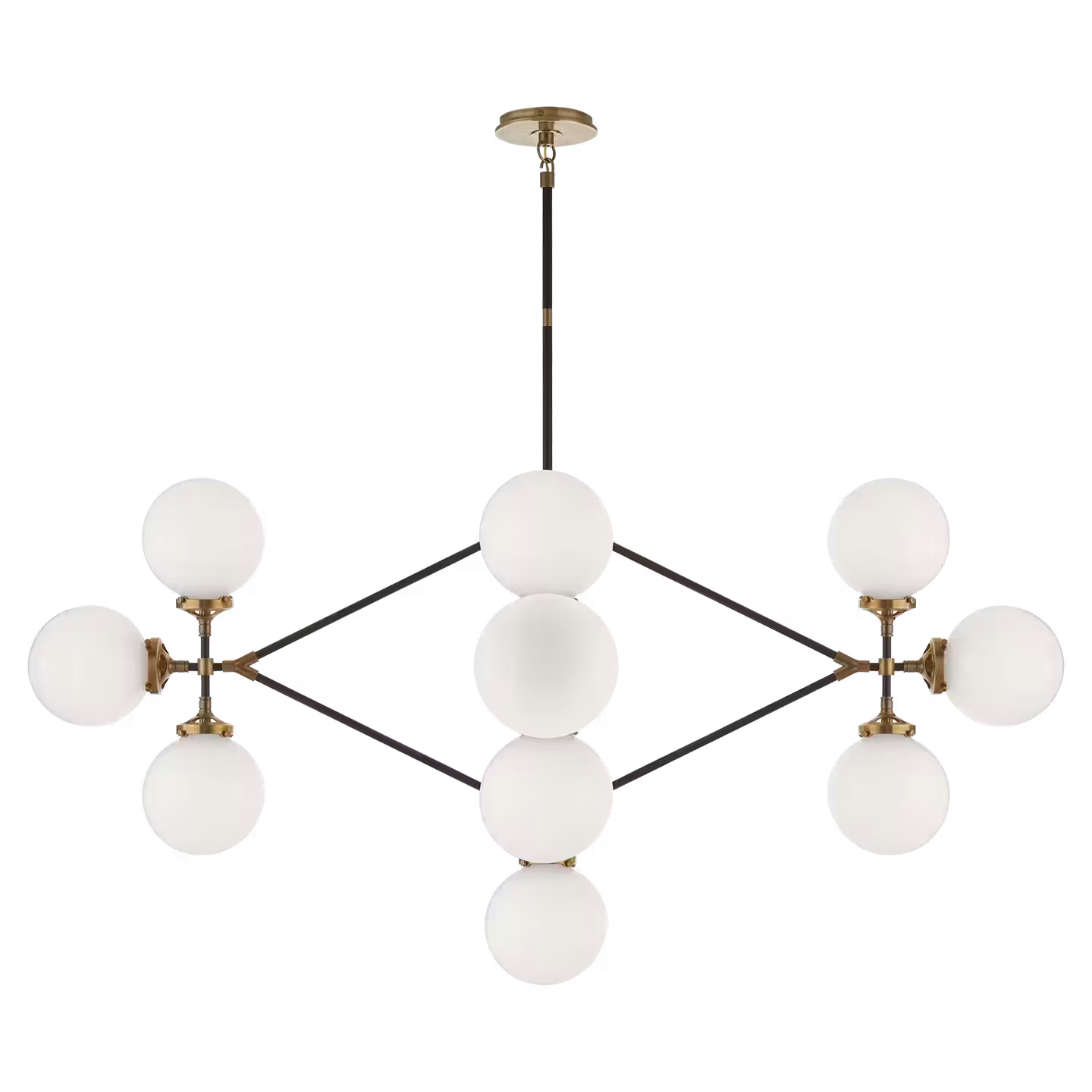 Bistro Four Arm Chandelier