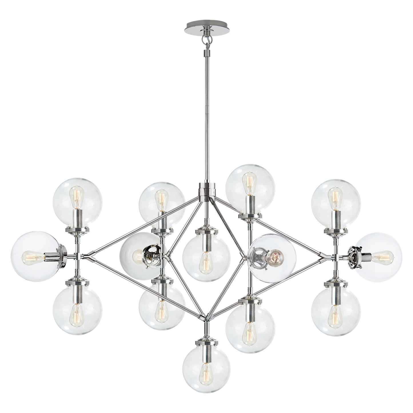 Bistro Four Arm Chandelier