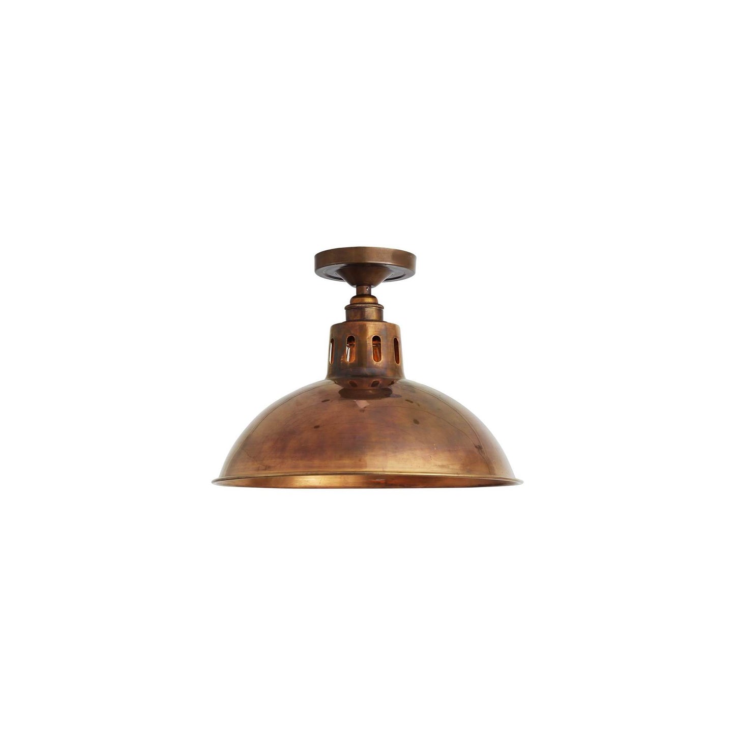 Paris Industrial Brass Ceiling Light