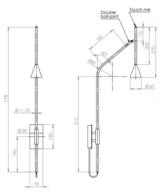 Aromas LYB Wall Light