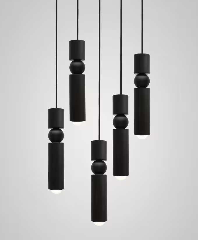 Fulcrum 5 Piece Cluster Pendant