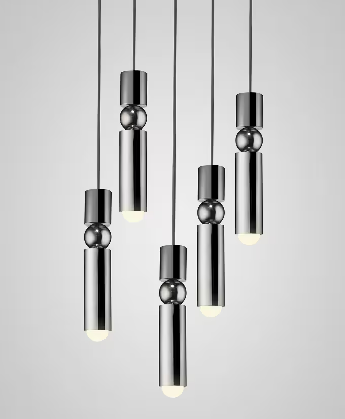 Fulcrum 5 Piece Cluster Pendant