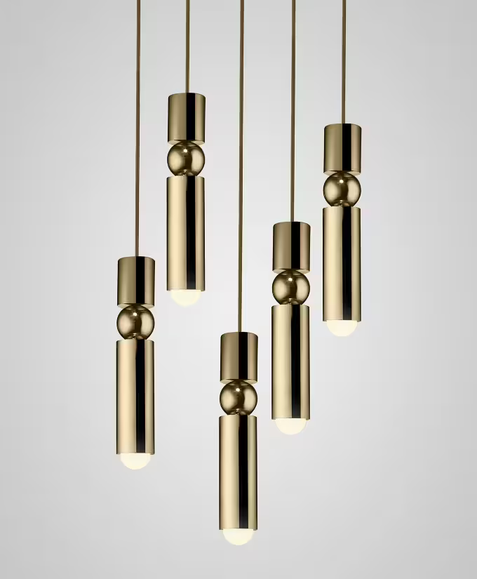 Fulcrum 5 Piece Cluster Pendant
