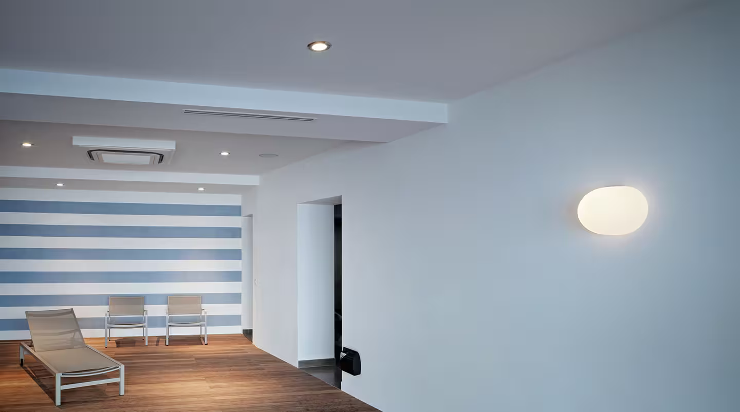 Glo-Ball W Wall Mounted Diffused Light with Opal Glass